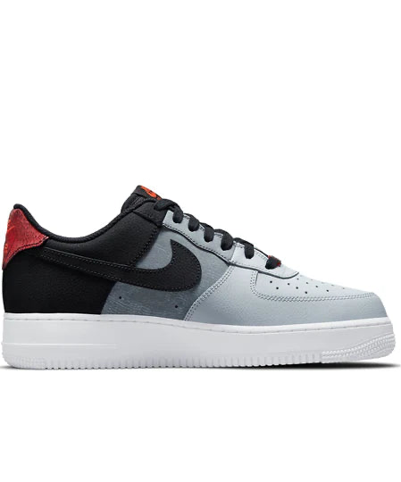 Nike Air Force 1 07 Black and Smoke Grey